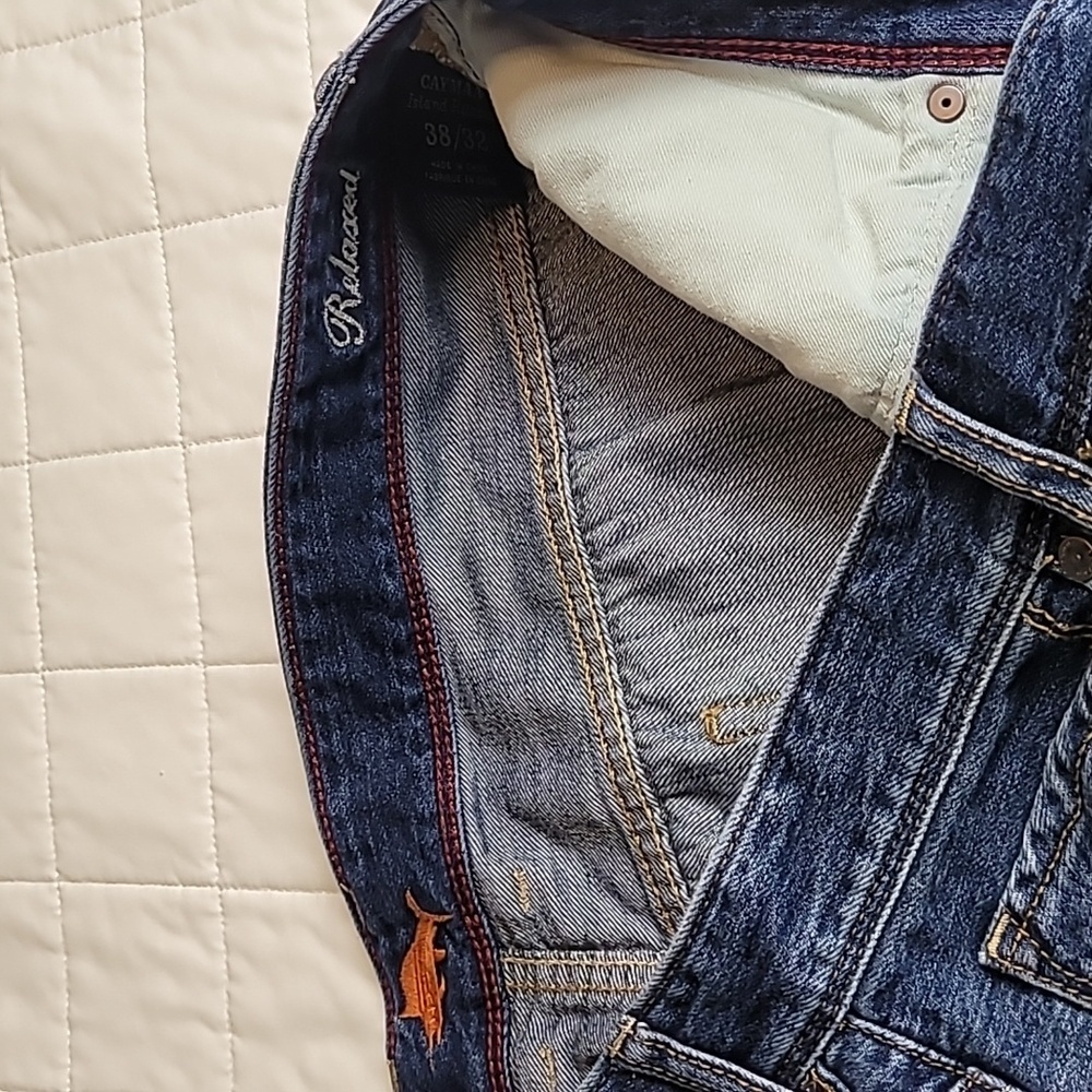 Tommy Bahama Dark Blue Men's Jeans - Picture 3 of 9